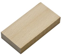 Zeige Details für Holz-Montageklotz 80x48x30mm,    Pak 100 Bild von Holz-Montageklotz 80x48x30mm,    Pak 100