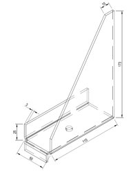 Zeige Details für Verstärkungskonsole EMW 190, VE = 40 Stk Bild von Verstärkungskonsole EMW 190, VE = 40 Stk