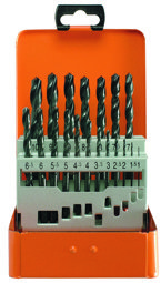 Zeige Details für Bohrerkassette HSS-R 19tlg,1-10/0,5mm ECO Bild von Bohrerkassette HSS-R 19tlg,1-10/0,5mm ECO