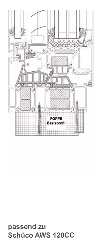 Bild von FOPPE Basispr. AWS 120CC 56/60mm, 1200,Pak 10Stk.