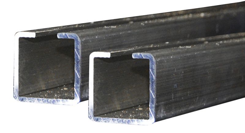 Bild von Schlitzrohr 30x30 Stahl verz, Stange 6 m