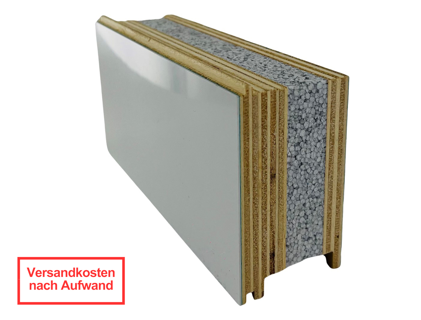 Bild von bg Sockeld.-profil PVC 3088x100x60, 1Stk.
