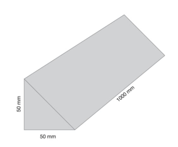 Bild von bg Dämmkeil EPS 50x50x1000mm, 1 Stk.