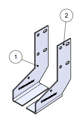 Bild von Direkt-Fensterbankhalter D-FBH, Pak 50