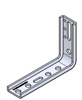 Bild von Ankerbefestigung, U-Profil FMW-95x140x3,0; Pack 50