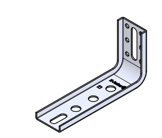 Bild von Ankerbefestigung, U-Profil FMW-65x125x1,5; Pack 50