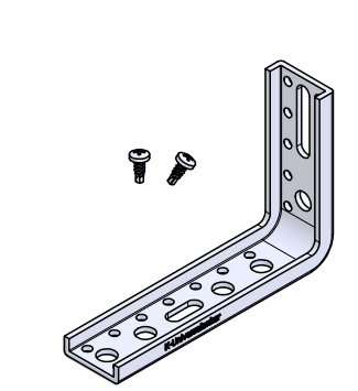 Bild von Verbindungswinkel - VBW, 95x140x3,0mm, U-Profil, Pak. 50
