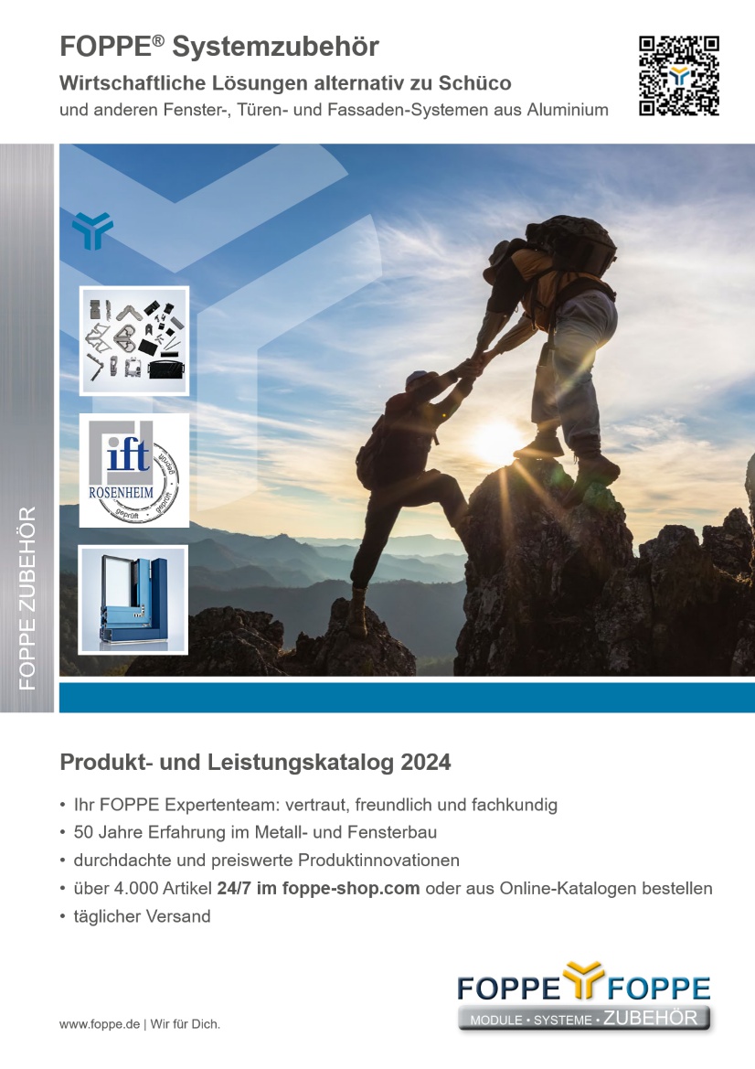 Bild von FOPPE Systemzubehör Katalog Schüco