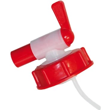 Bild von Ablasshahn f. 5+10 L, ws/klein,VE=1Stk.