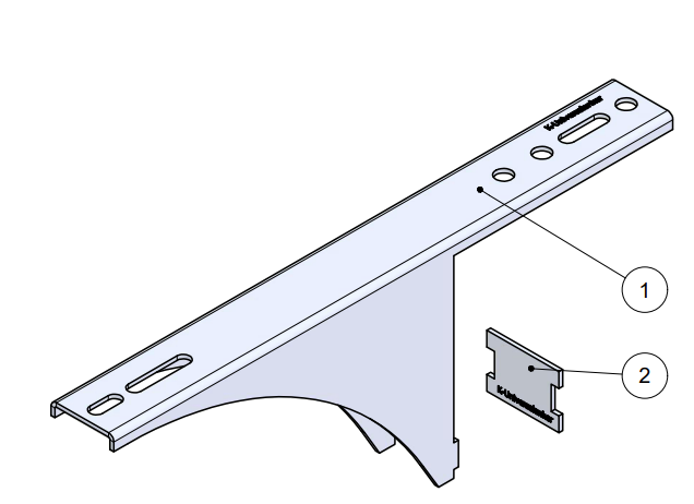 Bild von Schwerlastkonsole - SL-Konsole, 365-225mm,  Pack. 25