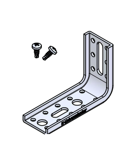 Bild von Verbindungswinkel - VBW, 65x95x2,5mm, U-Profil, Pak. 50