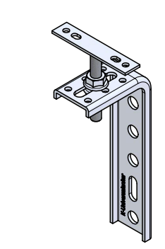 Bild von Ankerbefestigung, U-Profil FMW-65x145x2,5-F60, Pack 50