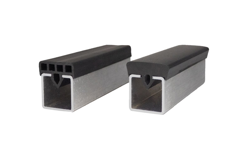 Bild von Bockaufl.gummi EPDM voll,schwarz,Rl.40m