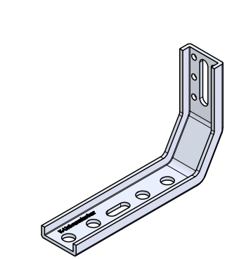 Bild von Ankerbefestigung, U-Profil FMW-95x150x3,0mm, Pack 50