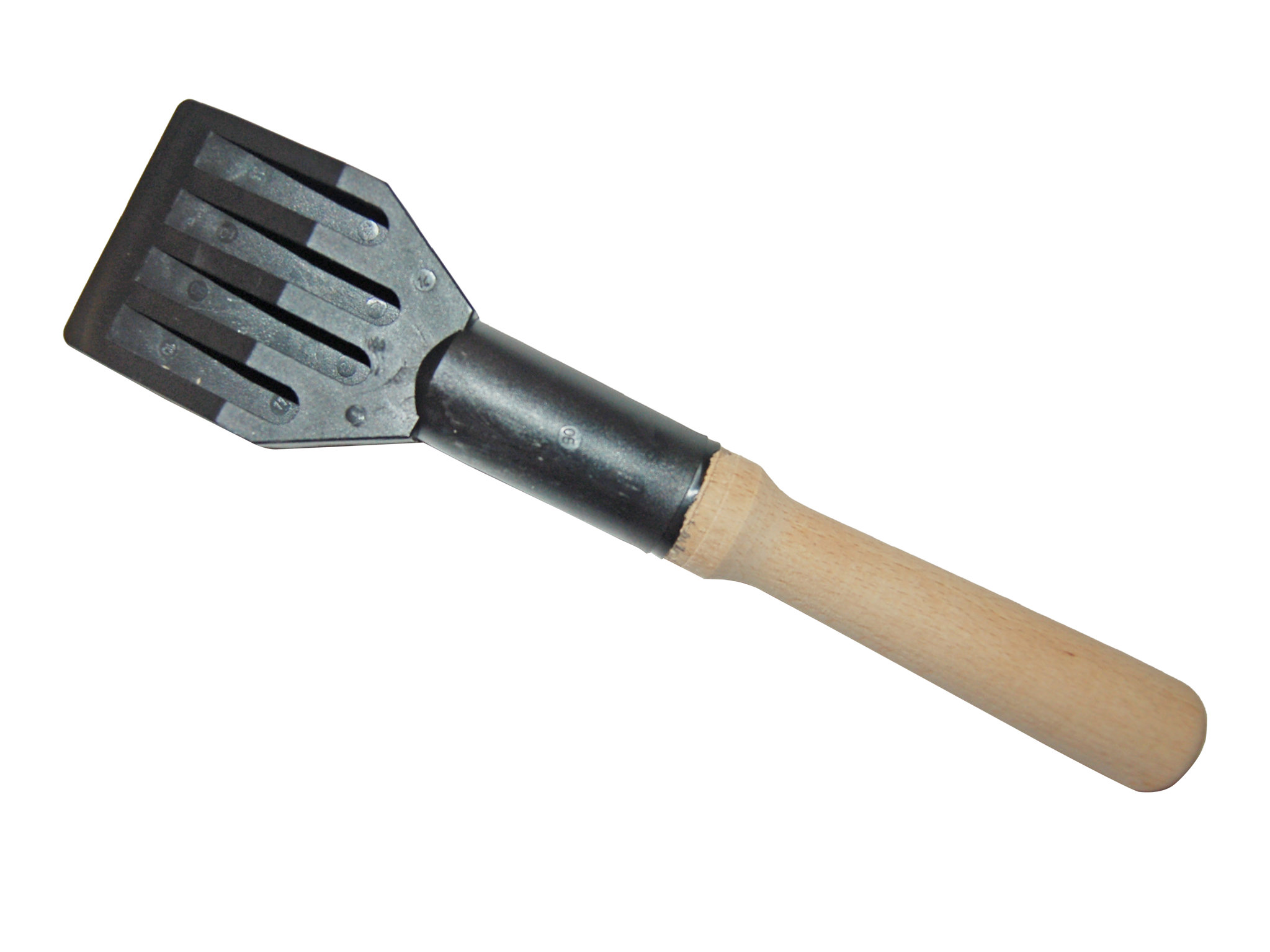 Bild von Klotzkelle Kunststoff mit Holzgriff