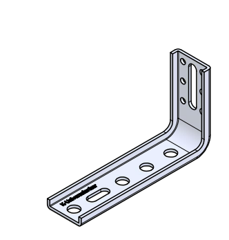 Bild von Ankerbefestigung FMW-U-Profil 75x135x2,5mm, Pack 50