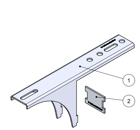 Bild von Schwerlastkonsole - SL-Konsole, 265-125mm,  Pack. 25