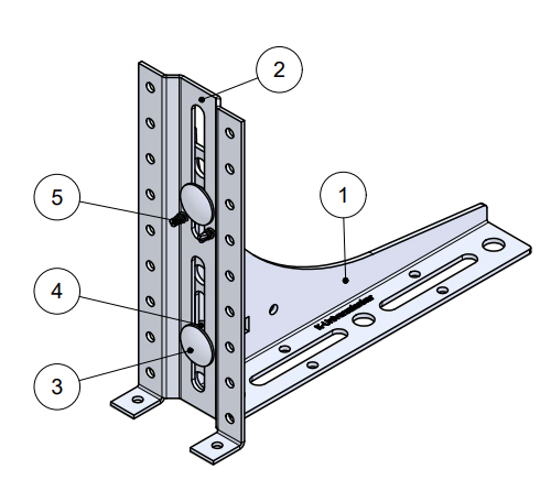 Bild von BAP-Schwerlastwinkel SLW 180-150x200x2,5,VE=5Stk.