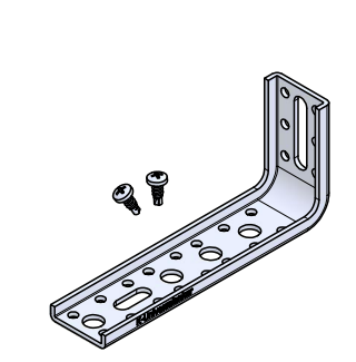 Bild von Verbindungswinkel - VBW, 65x145x2,5mm, U-Profil, Pak. 50
