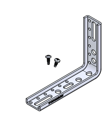 Bild von Verbindungswinkel - VBW, 110x150x3,0mm, U-Profil, Pak. 50
