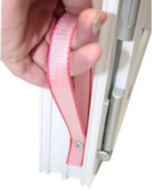 Bild von Trageschlaufen f. Fenster- u. Türelemente, VE100St.