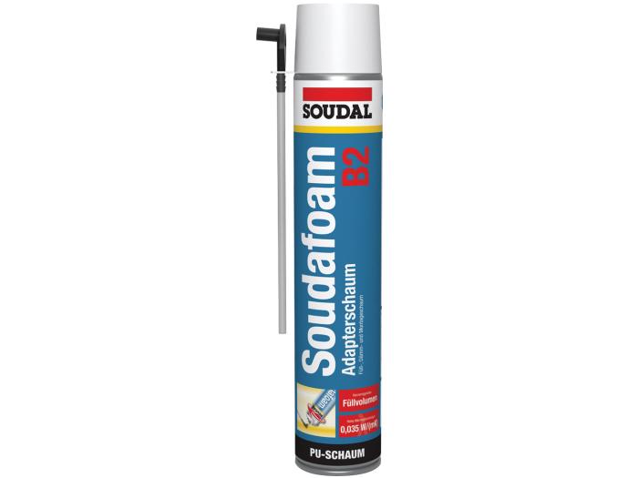 Bild von Soudal Soudafoam B2, Adapterschaum, 750ml, 1VE=12Dosen