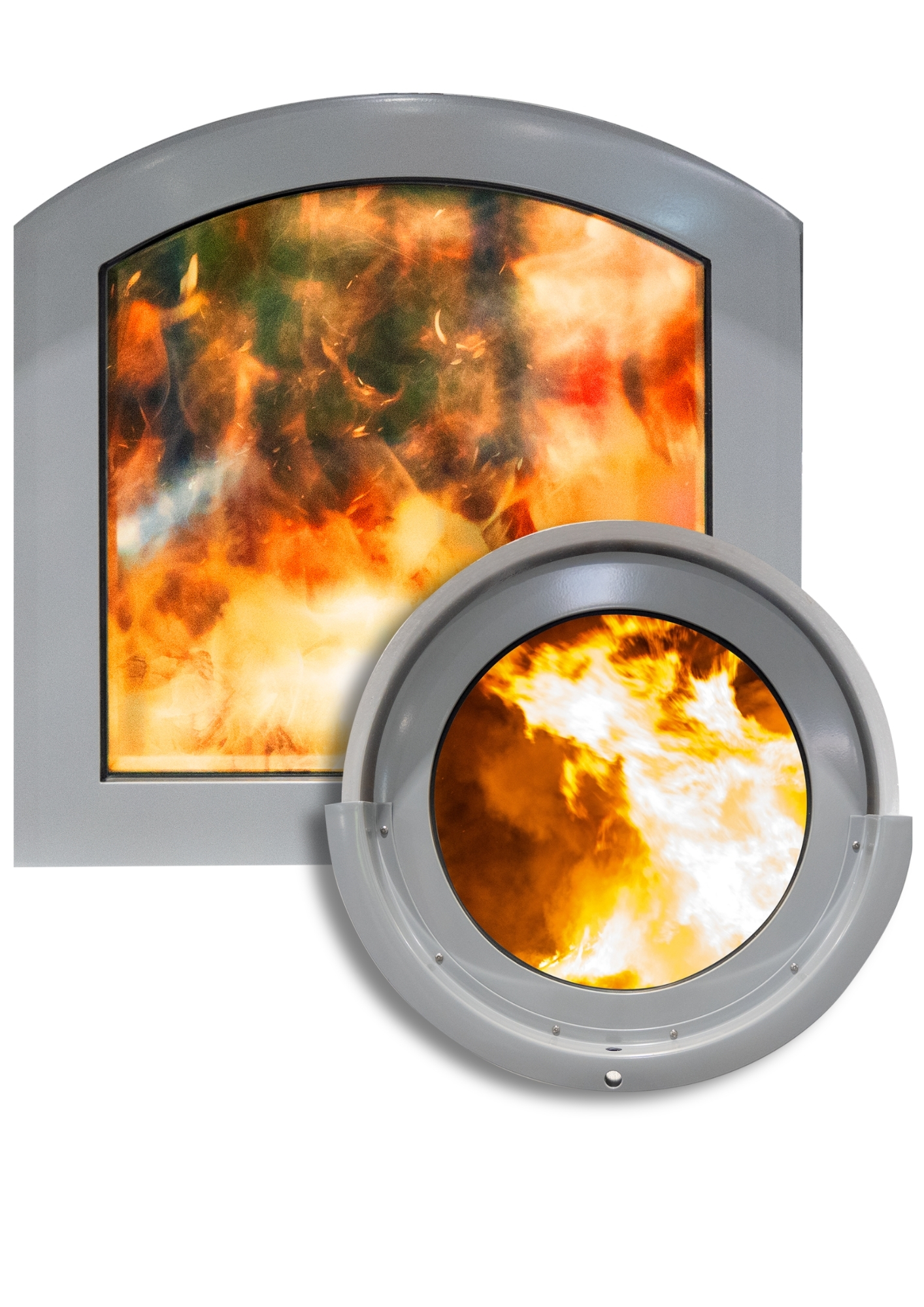 Bild für Kategorie Brandschutzfenster kreisrund