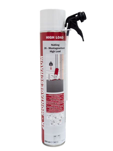 Bild von Nüßing 2K Montageschaum High Load, 560ml, 1VE=12Dosen