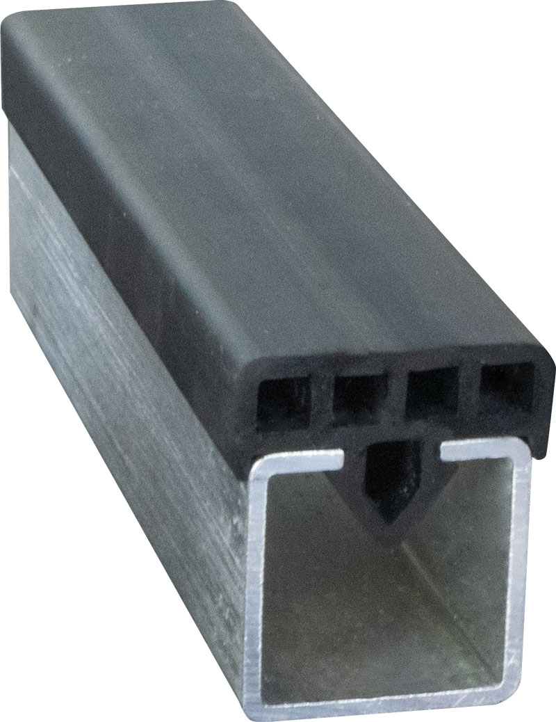 Bild von Bockauflagegummi 65-70°, PVC, Rl. 40mtr