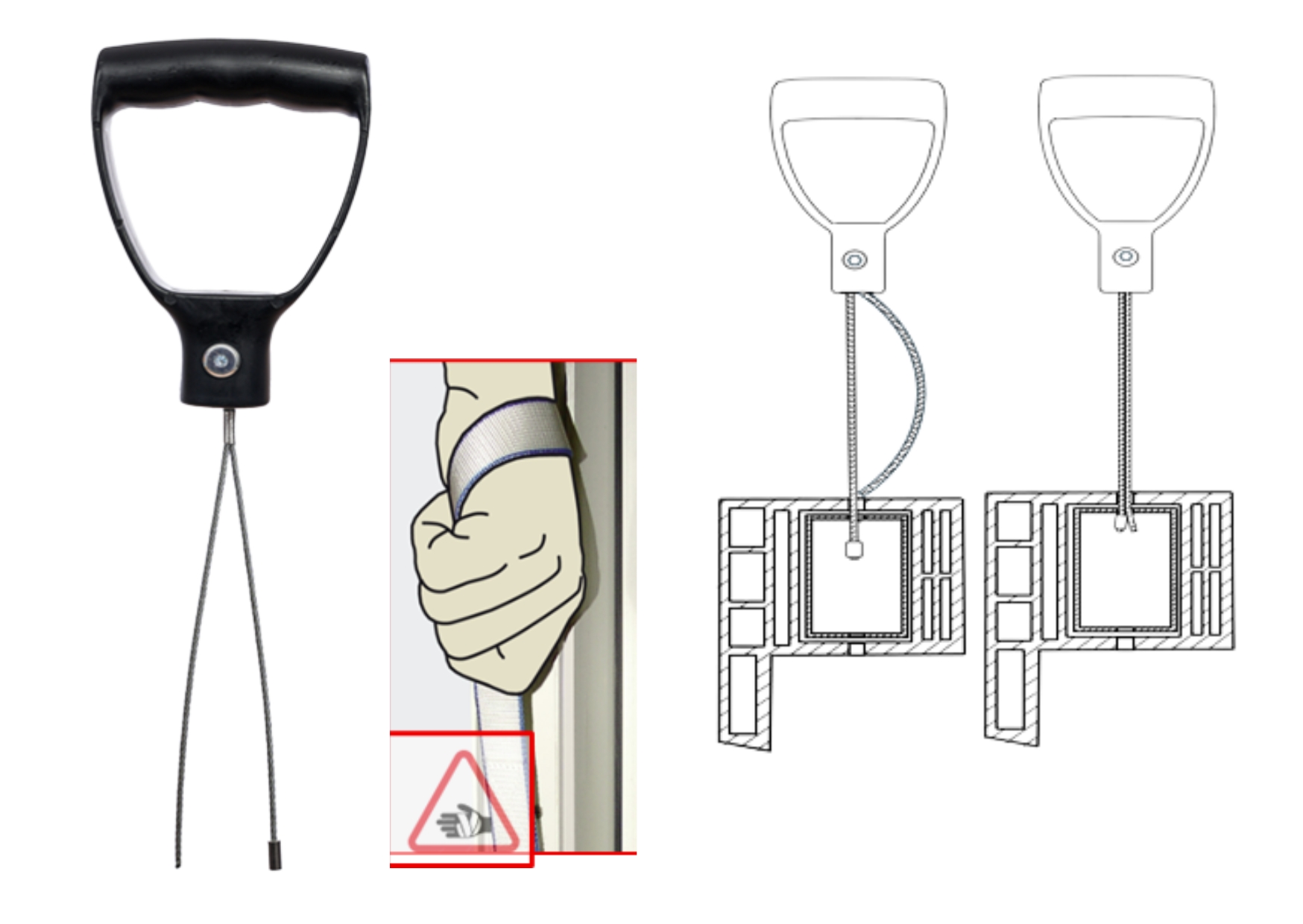 Bild von FOPPE Fenstertragegriff, VE=1Paar