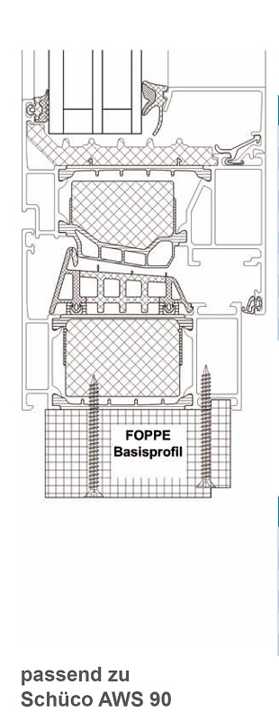 Bild von FOPPE Basispr. HE110/W72 31/35mm, 2400mm,Pak 10Stk.