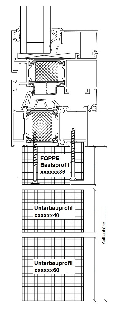 Bild für Kategorie Unterbauprofil zu FOPPE-Basisprofil